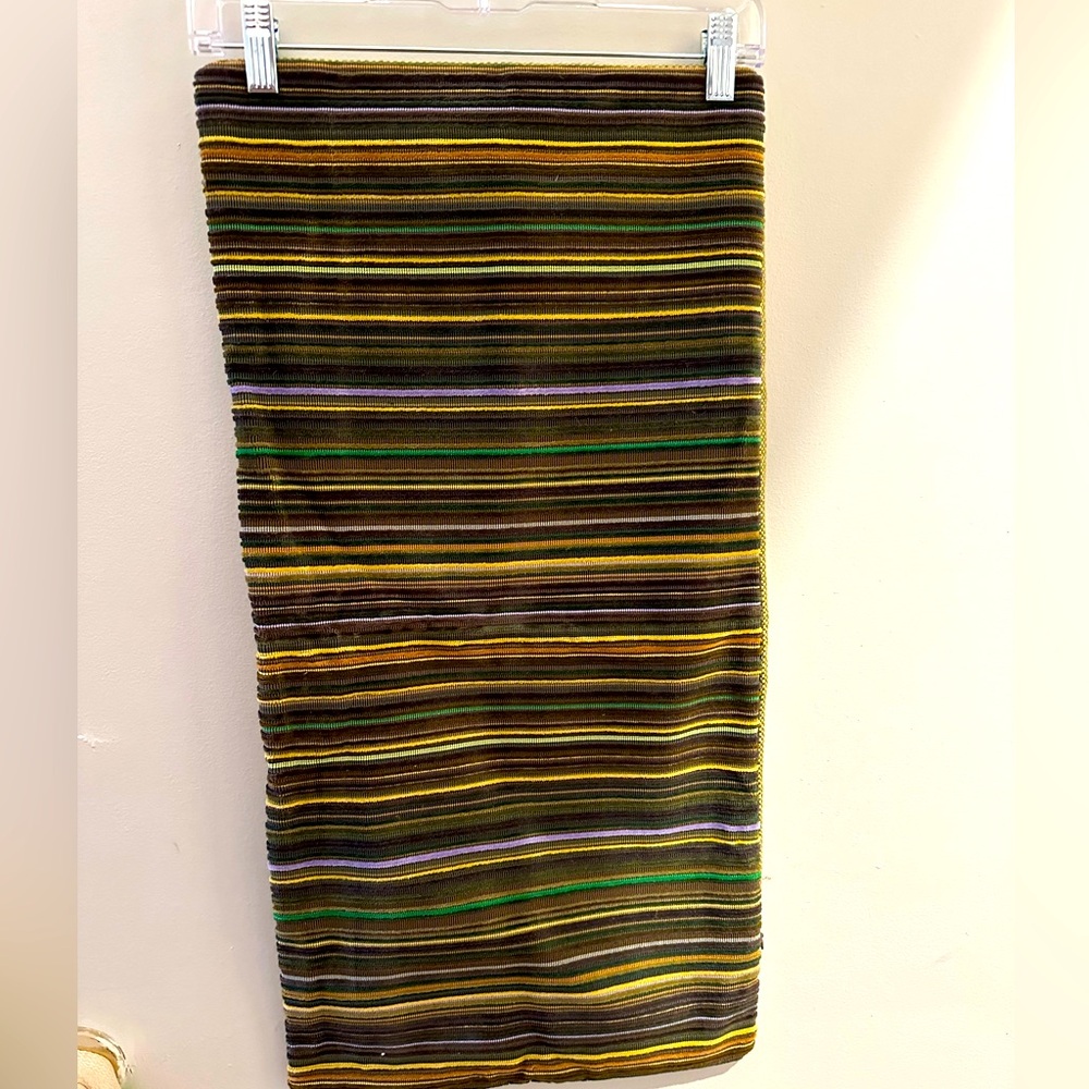 Custom Maharam Velvet Stripe Pillows